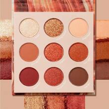 Paleta de sombras de ojos Colourpop Going Coconuts - Paleta de sombras de ojos neutras de tonos fríos con acabados aterciopelados y sedosos - Maquillaje de ojos de alta pigmentación con fórmula de larga duración (0,3 oz)