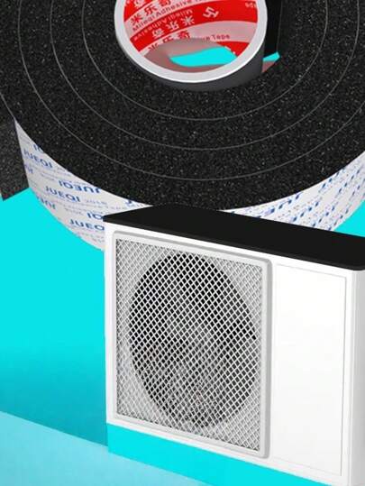 1 Stück Tropfschutz- und Geräuschdämmungsmatte für Klimageräte, Regenschutz aus Eisenblech, wasserabweisende Abdeckung mit Sonnenschutz, spritzwassergeschützte Platte mit Schaum