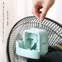 Each Set Contains 5 Pieces. Electric Fan Ice Cube Box, Summer Cooling Wonder, Cooling Clip, Small Fan, Silent Mini