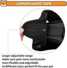 Dog Harness With Leash Set, No-Pull Step-In Reflective Pet Harness With 1 Leash Clips, Adjustable Soft Padded  Dog Vest Small Medium Large Dogs, Cats(Bright Red, XXXSmall)8GGY - 黑色 - 查看 2