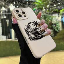 La funda de teléfono Angel's Eye de alta gama presenta un diseño de autobús de surf, es simple y creativa, y es adecuada para todos los  17/17 Pro/17 Pro Max/17 Air/ 16/16 Pro/16 Pro Max/16 Plus/ 15/15 Pro Max/15 Pro/15 Plus/ 14/14 Pro/14 Plus/14 Pro Max/ 13/13 Pro/13 Pro Max/12/12 Pro/12 Pro Max/11/11 Pro/11 Pro Max/XR/X/XS/XS Max. Los modelos están impresos con radiación ultravioleta, proporcionando protección de 360 grados, resistencia a golpes y caídas, lo que los hace el regalo de cumpleaños perfecto tanto para niños como para niñas. - Blanco 445 - Ver 4