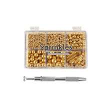 خليط من الرش السكري الفضي - حبات حلوى قابلة للأكل مع قلم رش ذو 4 مخالب، 118 جرام/4.16 أونصة، عبوة هدايا، ديكورات كعكة، إضافات آيس كريم وزينة البسكويت، لوازم حفلات الزفاف وعيد الميلاد