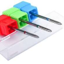 1件套高级碳化钨美甲钻头套装 - 轻松卸除凝胶丙烯酸指甲油，专业抛光工具 - 打造惊艳美甲的终极美甲美足套装