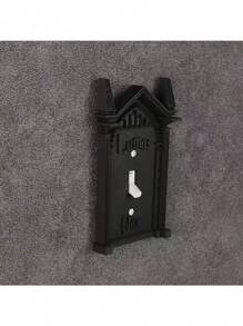 Easy-Install 3D Black Printed Light Switch Cover - Halloween & Holiday Decor, Battery-Free, Unique Black Home Wall Art, Halloween Decoration Halloween Decor Light Home Decor Party Decor Halloween Decoration Room Decor Halloween Garden Decor For Gift Fairy