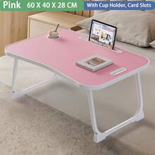 Laptoptisch, Laptop Betttisch Klappbar, Klappbarer Lapdesk mit,Tassenhalter,laptoptisch für das Frühstück auf dem Bett/Liege/Sofa,bett tisch,bed table,laptop table,tisch bett,tisch fürs bett