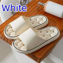 1 Pair Bathroom Slippers, Non-Slip, Waterproof, Massage Effect, Indoor Hotel Slip-Resistant Slippers, EVA Anti-Odor Home Slippers For Men And Women