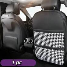 1pc/2pcs Car Rear Seat Kick Mat, Front Seat Protector, 31*18in, Car Storage Bag, Anti-Kick, Anti-Dirty, Storage - PU Leather - one-size - View 10