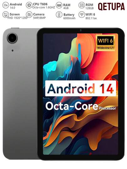Qetupa 10.1インチアンドロイド14タブレット Z19、T606