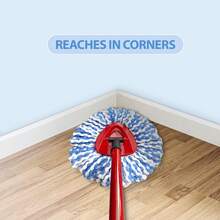 5 Pack Mop Replacement Head RinseClean 2-Tank System, Easy Cleaning, Microfiber, Spin Mop Replacement Head, Spin Mop Refills, Machine Washable