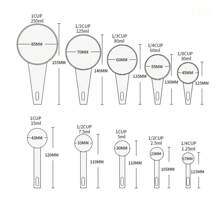 烘焙量杯和量勺、面粉勺、带秤的烘焙厨房量勺 - 彩色 - 查看 6
