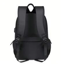 CHEPAINTS DAIK Minimalist & Fashionable Casual Backpack, Black Color Male Backpack, Business Laptop Bag, Large Capacity Travel Backpack, Gym Bag, Student Backpack, Affordable Backpack For Men Back To School Supplies