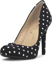 Jessica Simpson Women's Calie Round Toe Classic Heels Pumps Shoes - 白色 - 查看 1