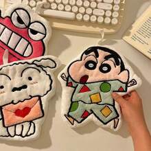 CRAYON SHINCHAN 蜡笔小新&鳄鱼狗双层加厚速干挂式手巾