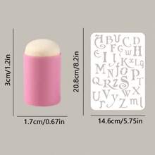 2pcs/Set Creative Ink Blotting Tools Scrapbooking Supplies, Hollow Drawing Ruler For Bullet Journal Painting, Smudge Effect