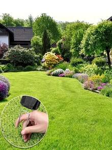 镀银地钉、草坪钉、U型控制垫销、织物、花园网、人造草坪 - 彩色 - 查看 4