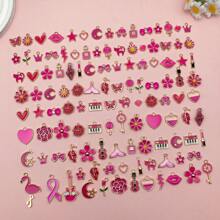 20/50/100 pièces Série or rose Assortiment aléatoire - Fournitures d'artisanat pour bijoux et accessoires faits main