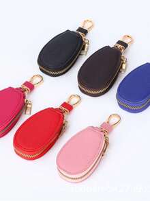 Unisex Large Capacity Multi-Function Key Holder Pouch, Minimalist & Compact, Suitable For Home Use, Mini Wallet For Women, Wallet/Clutch - Multicolor - View 5