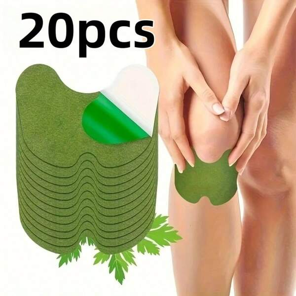 20/30/50/80pcs Moxa Heating Patches - Natural Moxibustion, Suitable For Knee, Back, Neck And Shoulder - Muscle Relaxing Herbal Joint Patch, For Spinal Health, Back Heating Pad, Traditional Therapy, No Electric Heating.