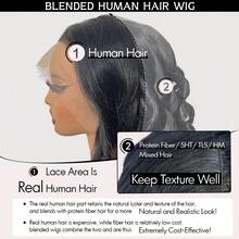 PAZAT 250% 密度 40 英寸真人头发波浪假发无胶预拔预剪 5x5 高清蕾丝闭合戴上即用女士短波波头假发（8 英寸）