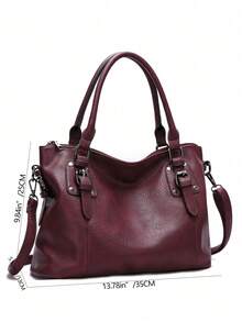 新款复古风格简约优雅大容量手提包