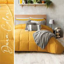 Concord ESSENTIAL DUVET - 芥末 - 查看 4