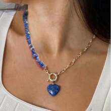 Bohemian Lapis Lazuli kralenketting damesmodeaccessoires 2025 nieuwe sieraden statement vakantie cadeau bedel coole meid