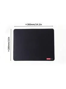 Lenovo Lenovo, alfombrilla de ratón clásica, material multiespandex amigable con la piel, posicionamiento preciso, fuerte antideslizante en la parte inferior, una gran opción para juegos y trabajo de oficina