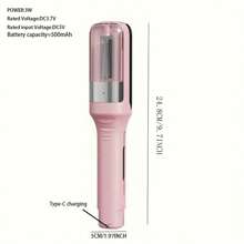 Recortadora de cabello inalámbrica, Recortadora de puntas abiertas para mujeres, Recortadora inalámbrica automática de puntas abiertas, Recargable por USB y portátil, Para el cuidado del cabello dañado, Elimina el cabello partido y roto, Regalo ideal para mujeres, Herramienta diaria para el peinado