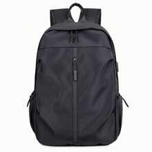 CHEPAINTS DAIK Minimalist & Fashionable Casual Backpack, Black Color Male Backpack, Business Laptop Bag, Large Capacity Travel Backpack, Gym Bag, Student Backpack, Affordable Backpack For Men Back To School Supplies
