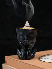 1 Miếng Đen Ve áo lớn Chảy ngược Hương đốt Nhà  Đồ trang trí Vật trang trí - màu đen - Xem 6