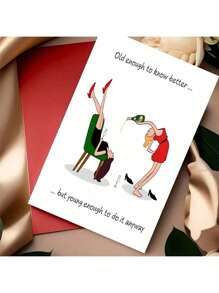 1/3/5 szt. Kreatywnych kartek urodzinowych dla przyjaciół, dziewczyny, mamy, zabawnych dowcipów na imprezę kartki urodzinowe