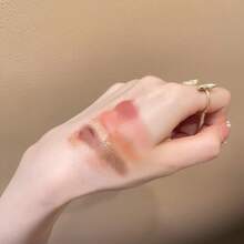 Paleta de 25 colores de sombras de ojos, sombras perladas, mates y con brillo en tonos tierra, alta pigmentación, resistente al agua y al sudor, paleta de sombras de ojos versátil - #01 - Ver 6