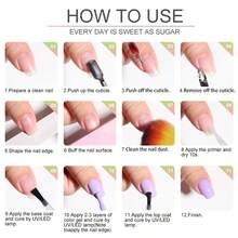LIMEGIRL 4pcs Gel Nail Polish Set, Summer Colors Collection, Long-Lasting, With Dark Green Olive Green Translucent Light Green,Soaking Gel Nail Polish Set, Nail Art Tools And Accessories, Gift For Women - Nhiều màu - Xem 6