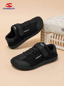 HOBIBEAR Kids Wide Width Casual Shoes, Comfortable Outdoor Walking Sneakers For Boys & Girls, Minimalist Design, Suitable For All Seasons