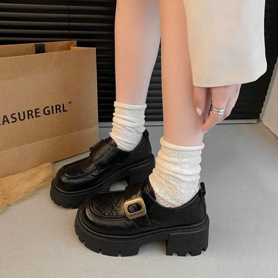 Women Loafers Shoes - màu đen - Xem 1