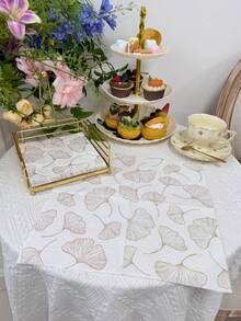 16 chiếc/bộ, Khăn ăn lá bạch quả dùng một lần bằng giấy bạc vàng 13x13 inch, In ấn cho đám cưới, trang trí tiệc trà sinh nhật, nhà hàng, khách sạn, quán cà phê cho khách, trang trí nhà cửa, đồ dùng cho tiệc, làm từ bột gỗ nguyên chất - Nhiều màu - Xem 5