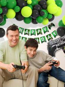 115 pièces Ensemble de guirlande et arche de ballons bleu royal, noir, argent et blanc - Convient pour la remise des diplômes, l'anniversaire, les fêtes à thème, la décoration de fête