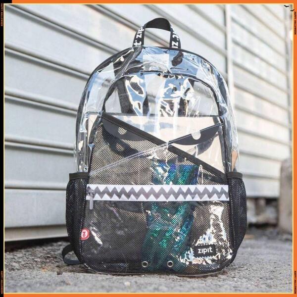 Clear Razor 17" Backpack - Transparent