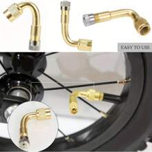Car/Bicycle Tire Valve Adapter, Air Hose Connector, Valve Adapter, Air Pump Extension Rod Accessories
