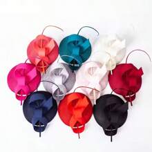 1pc Elegant Retro Chic Mini Hat, Suitable For Banquet And Tea Party, Tiny Hats, Derby Hat , Mini Fascinator, Mini Cap, School Stuff, Gifts, Wedding