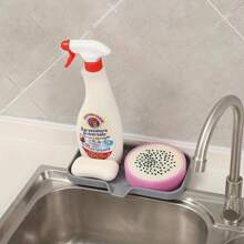 1pc Silicone Drain Pad For Kitchen Sink, Ideal For Wiping Sponge Dishwashing Towels To Keep Your Kitchen Dry, A Must-Have Household Item.