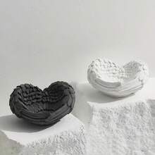 DIY Wing Candle Holder Mold, 3D Stereoscopic Heart Wing Silicone Mold - Silicone Mold - View 6