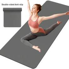 1pc Folding Yoga Mat Thick Yoga Mat TPE Yoga Mat Comfortable No-Slip Yoga Mat Soft Cushion Fitness Mat Double-Sided Anti-Slip Yoga Mat Squat Pad Exercise Mat For Suitable For Hot Yoga Sports Fitness, Fitness Floor Mat , Gym Set ,Suitable For Gift Giving,Mother's Day Gift, Birthday Gift, Christmas Gift,Gymnastics, Exercise, Pilates, Workout At Home