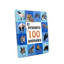 TEENYBABY 《百种动物:蒙特梭利西班牙语认知书》,帮助孩子探索色彩丰富的奇妙动物世界。书中配有大量精美的动物图片,便于观察和讨论,并附有100种动物名称,帮助孩子阅读和学习,提升动物识别能力和词汇量。复活节礼物,生日礼物。 - 藍色 - 查看 8
