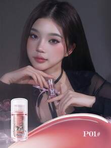 FLORTTE 双蝶系列唇部精华 - P01# Soft pink - 查看 4