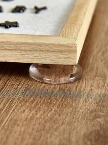 Quantity Selectable Transparent Door Bumper Protectors - Suitable For Doors, Cabinet Doors, Refrigerator Doors, Toilet Seats, Providing Impact Protection, Preventing Dents And Scratches, Ideal Choice To Reduce Noise And Protect Wall Near Doorway.