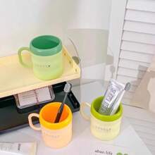 1 Stück Zahnbürstenhalter Set, Spülbecher, Reise-Badezimmerbecher, Zahnbürstenbecher, tragbarer Zahnbürstenbecher (nur Spülbecher, ohne Zahnbürste)