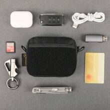 Storage A3 EDC Pouch Organizer Nylon Multi-Functional Utility Small Tool Pocket Multi-Purpose EDC Storage Pouch Nylon Compact Organizer For Daily Carry For Men Wallet Mini Wallet Purse Wallet Coin Wallet
