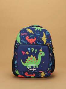 Personalizează-ți rucsacul cu numele tău personalizat sau cu urări de sărbători. Personalizează-ți propriul rucsac. Rucsac multifuncțional la modă și casual, ghiozdan școlar drăguț și interesant cu imprimeu de dinozauri. Ușor și ușor de transportat, foarte potrivit pentru adolescenți pentru a fi utilizat în viața de zi cu zi, în aer liber.
