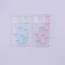 Bowknot Skin-Friendly Magnetic Phone Case Compatible With IPhone 16 ProMax/15/14/13/12/11 Protective Cover